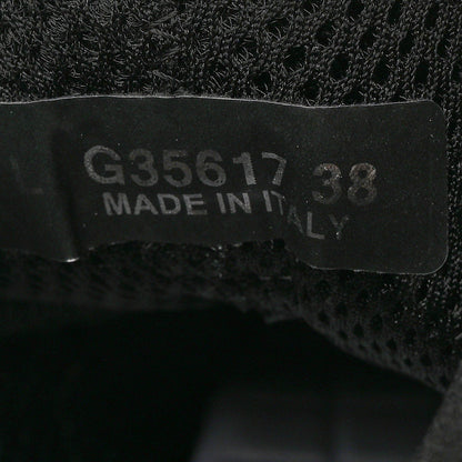 Chanel Suede Calfskin Mixed Fibers CC Sneakers 38 Grey 7 of 9