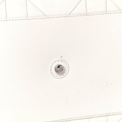 Christian Dior Lambskin Cannage Medium Le Trente Tote White 14 of 15