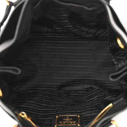 Prada Vitello Daino Tote Black 5 of 13