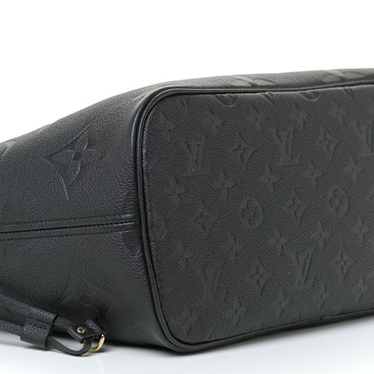 Louis Vuitton Empreinte Monogram Giant Neverfull MM Black 5 of 9