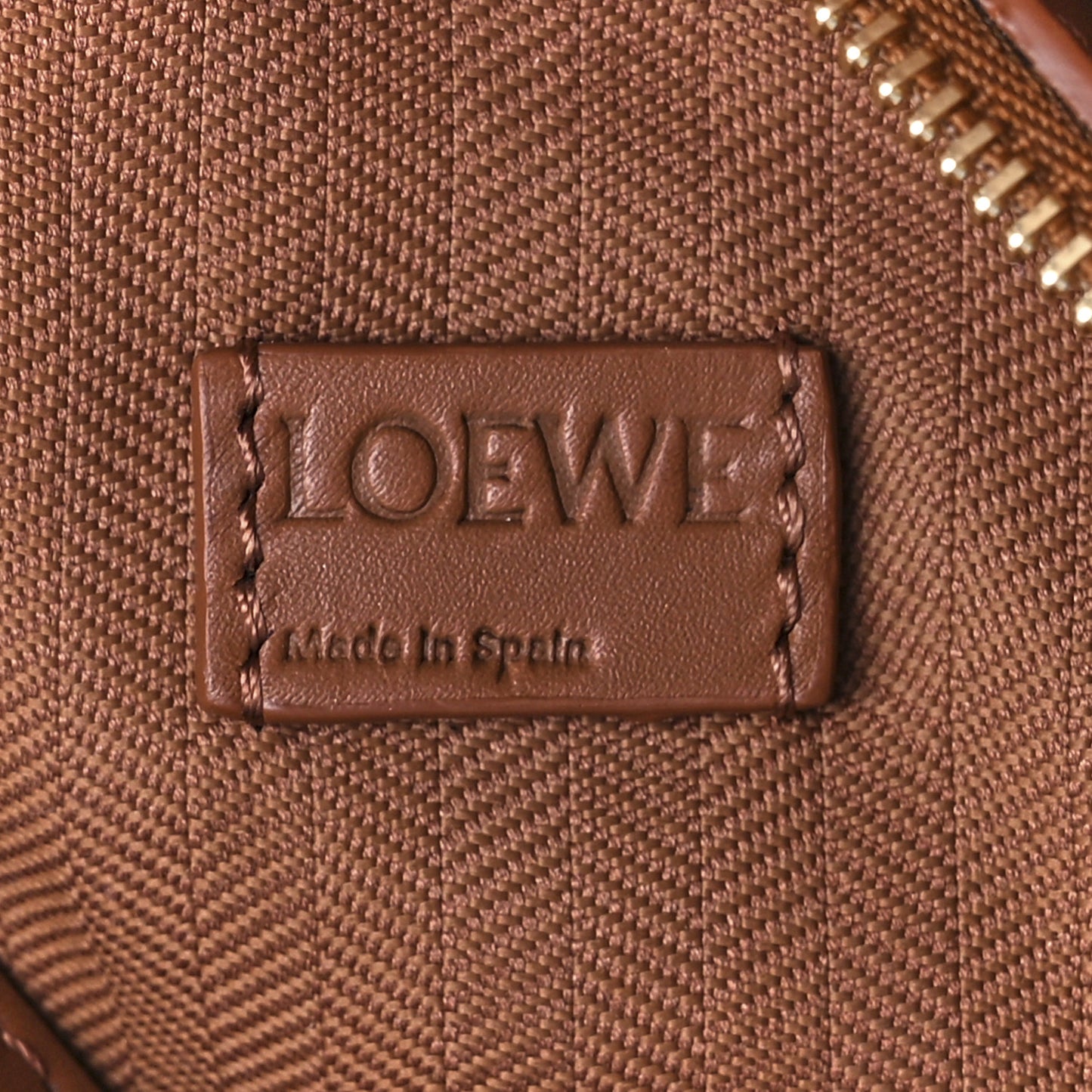 Satin Calfskin Mini Puzzle Bag Pecan
