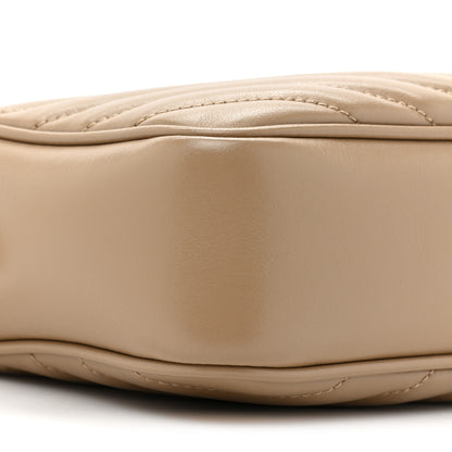 Saint Laurent Calfskin Matelasse Monogram Lou Camera Bag Dark Beige 9 of 11