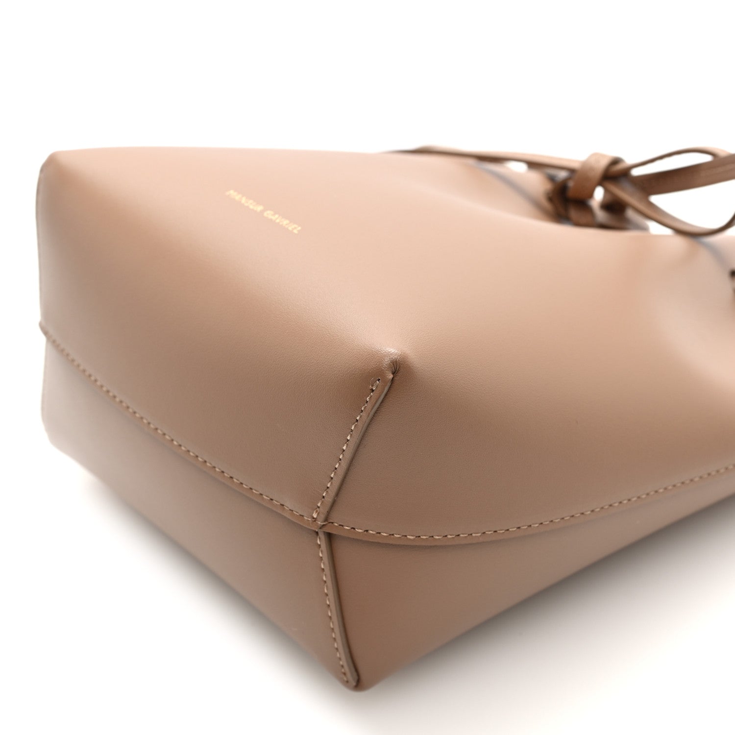 Mansur Gavriel Calfskin Mini Mini Bucket Bag Biscotto 9 of 9