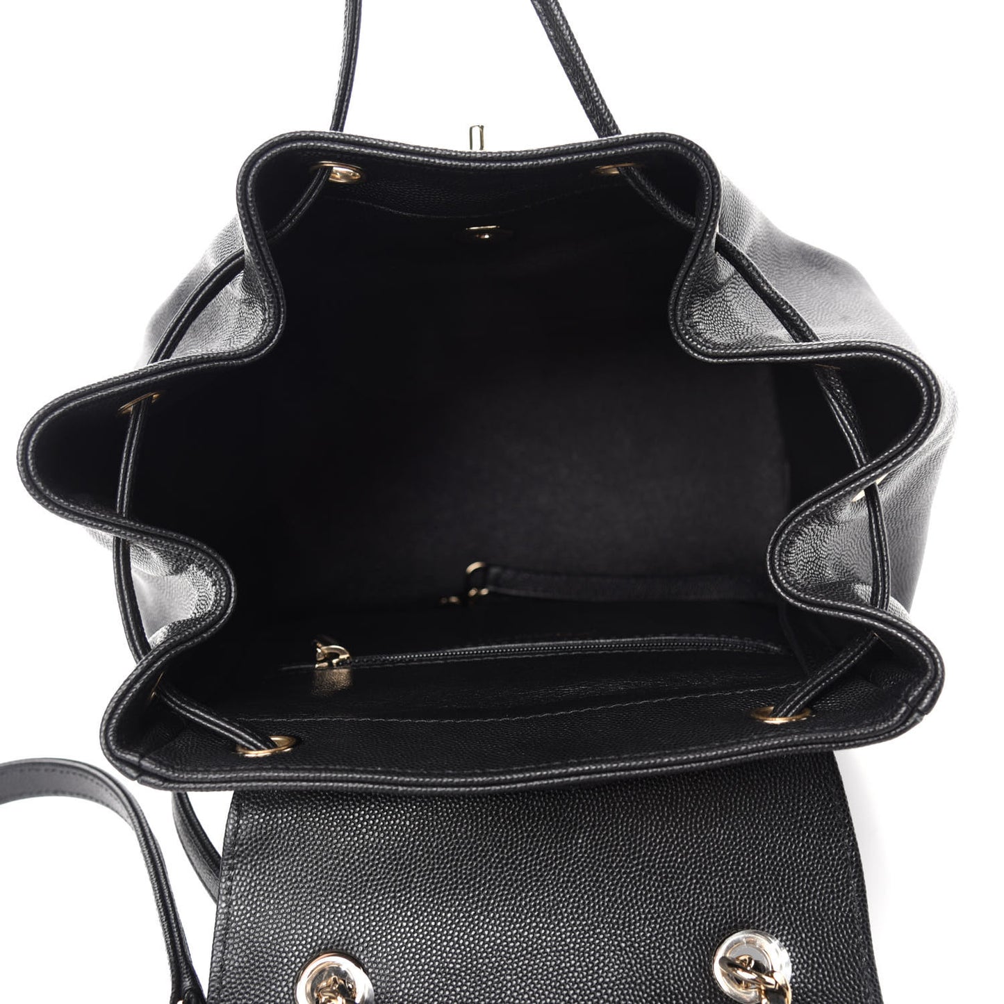 Caviar Quilted Business Affinity Backpack Black