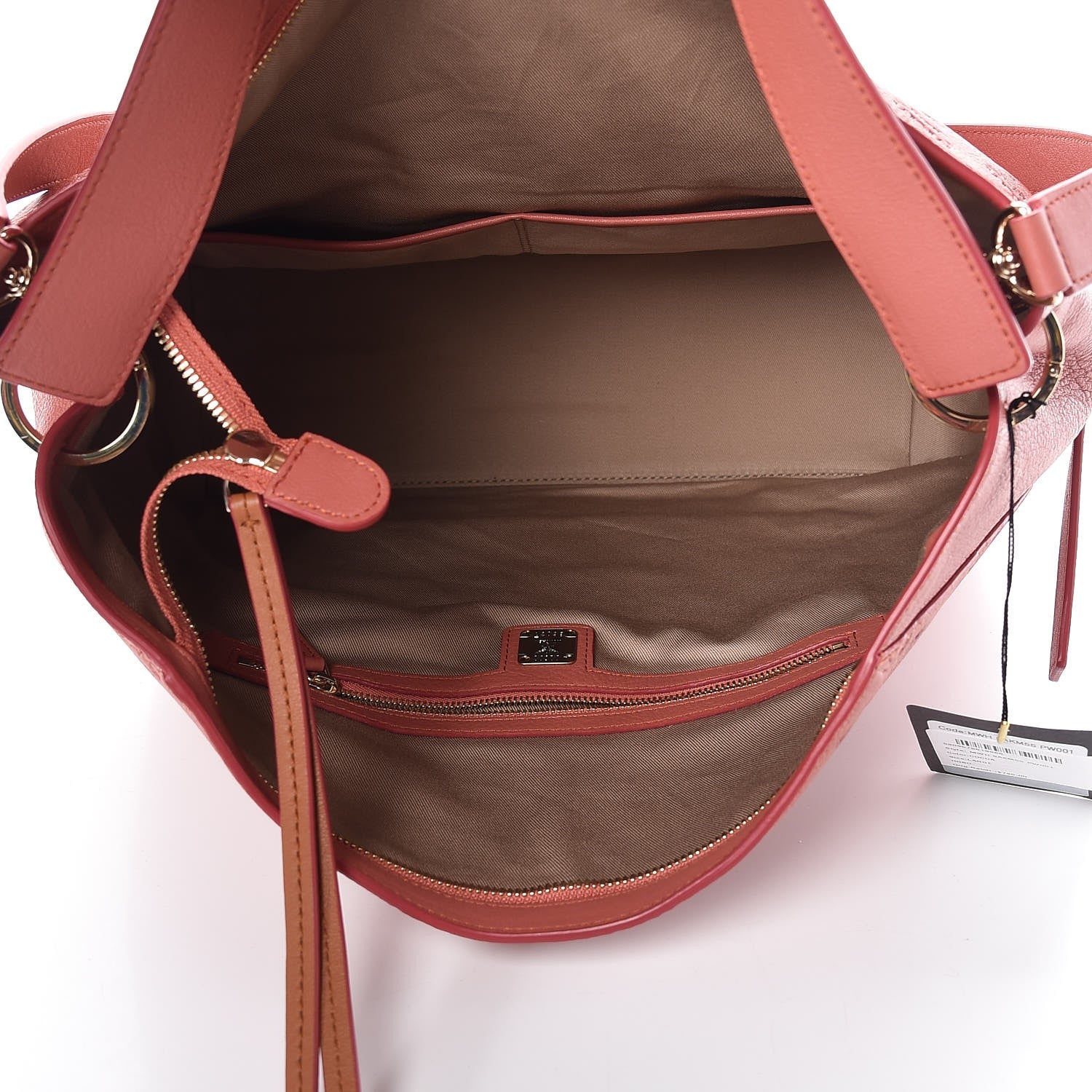 MCM Calfskin Ottomar Large Klara Hobo Cocoa 6 of 9