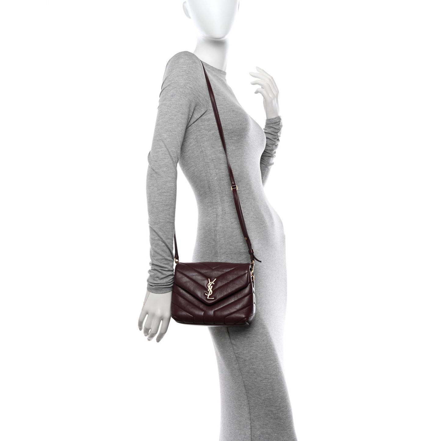 Calfskin Y Quilted Monogram Toy Loulou Monogram Crossbody Bag Rouge Legion
