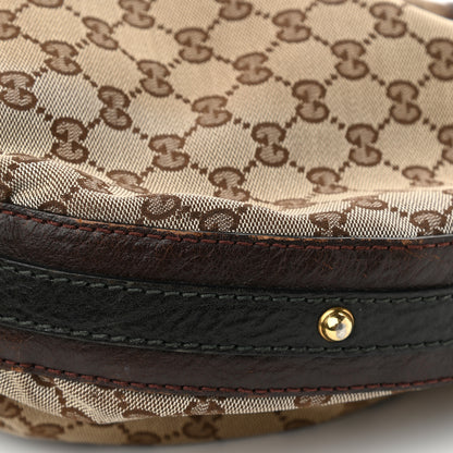 Gucci Monogram Medium Interlocking Hobo Dark Brown 18 of 18