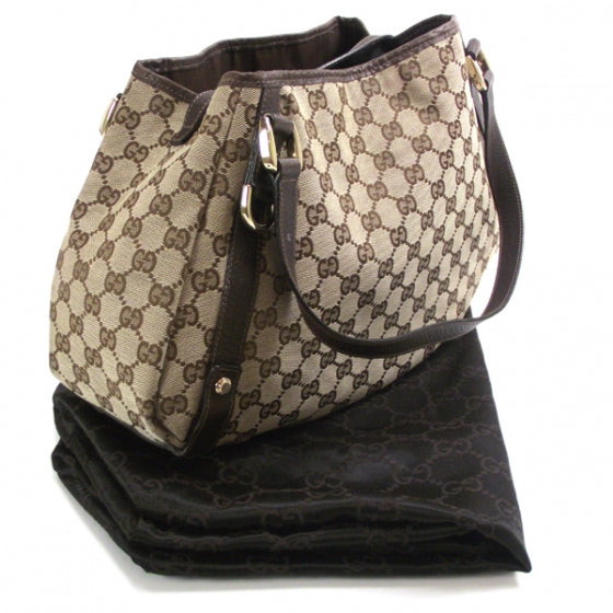 Gucci Monogram Medium Abbey Shoulder Bag Dark Brown 3 of 12