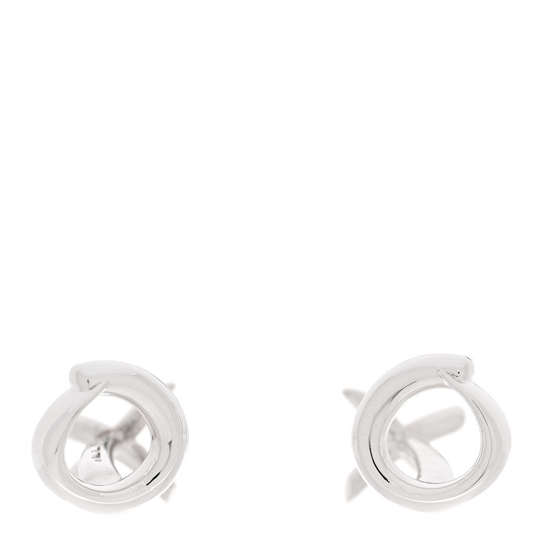 Tiffany Sterling Silver Paloma Picasso Graffiti XO Cufflinks 1 of 4