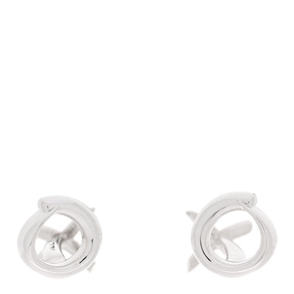 Tiffany Sterling Silver Paloma Picasso Graffiti XO Cufflinks 1 of 4