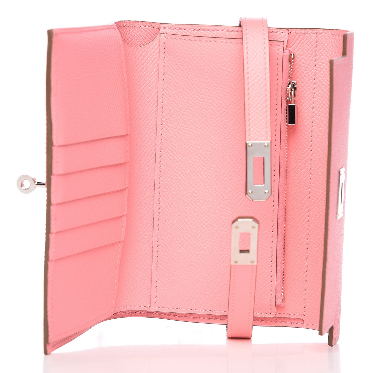 Epsom Medium Kelly Wallet Rose Confetti