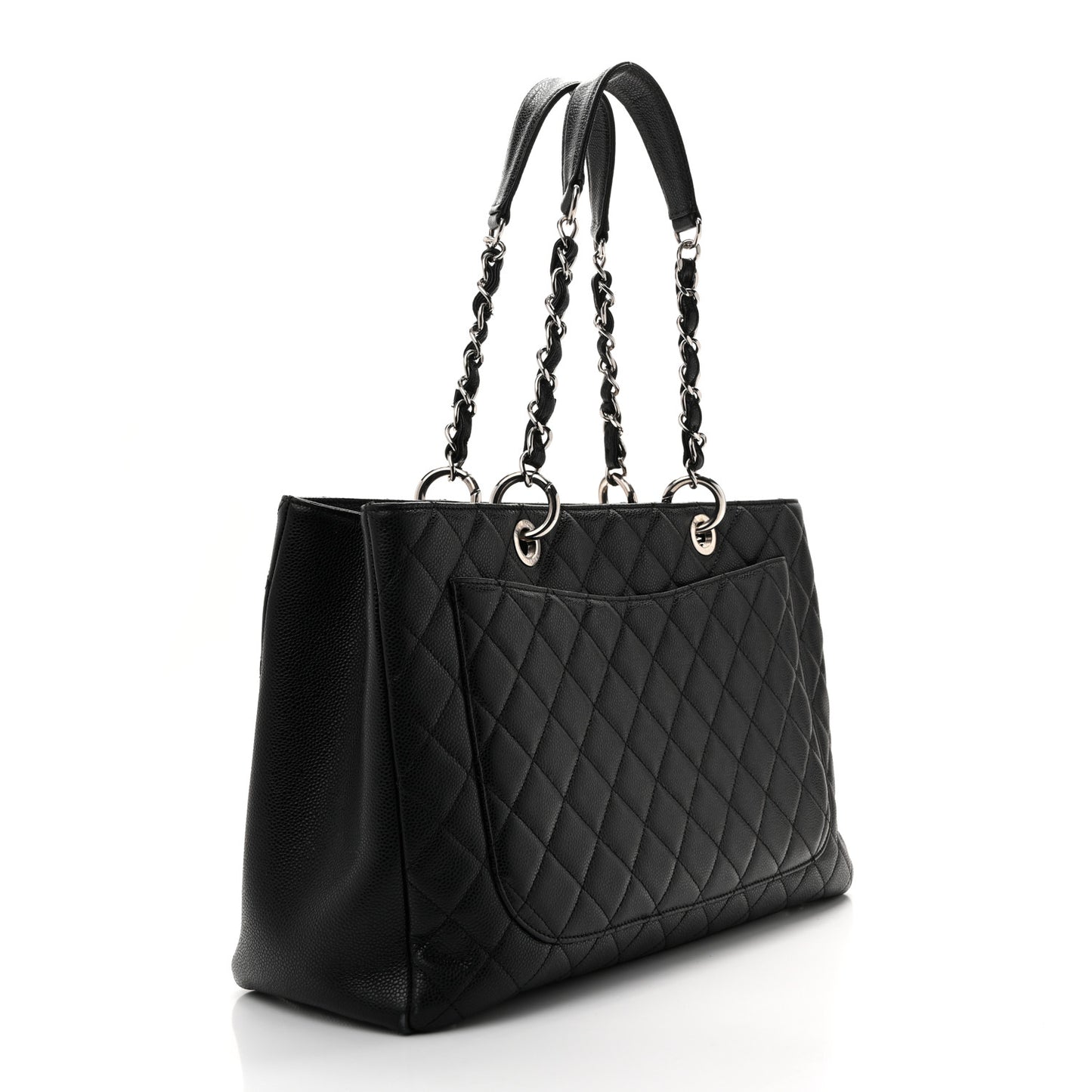Caviar Quilted XL Grand Shopping Tote GST Black