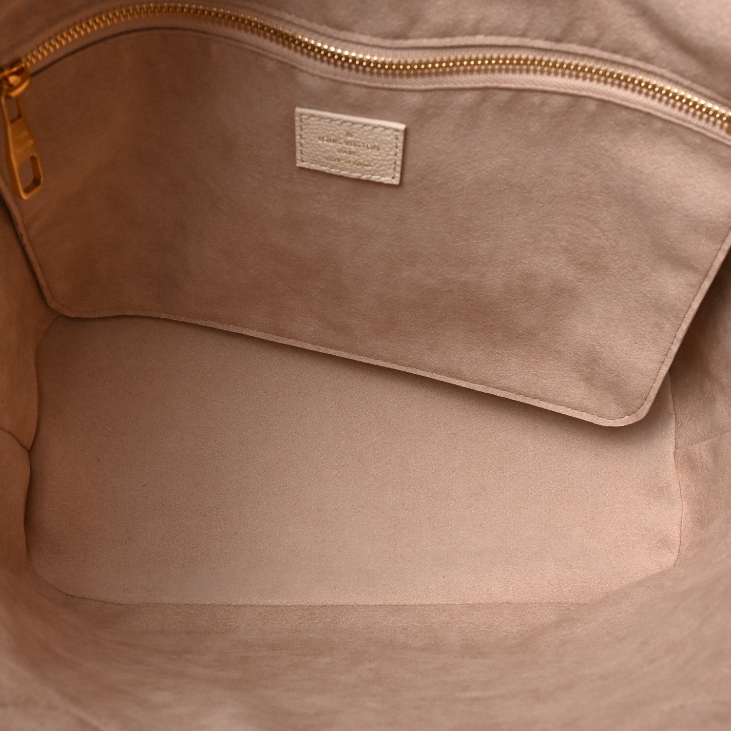 Louis Vuitton Empreinte Monogram Giant Neverfull MM Creme Rose Trianon 5 of 8