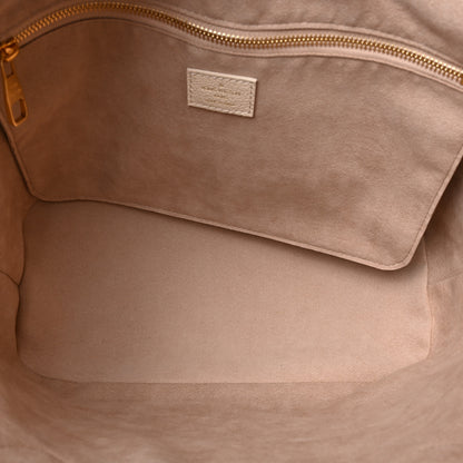 Louis Vuitton Empreinte Monogram Giant Neverfull MM Creme Rose Trianon 5 of 8