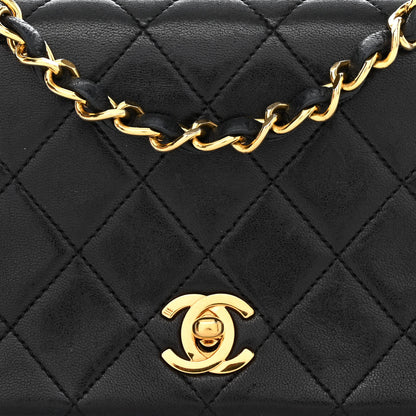Chanel Lambskin Quilted Small Single Flap Black 8 of 12
