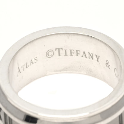 Tiffany Sterling Silver Titanium Atlas Band Ring 53 6.25 5 of 6