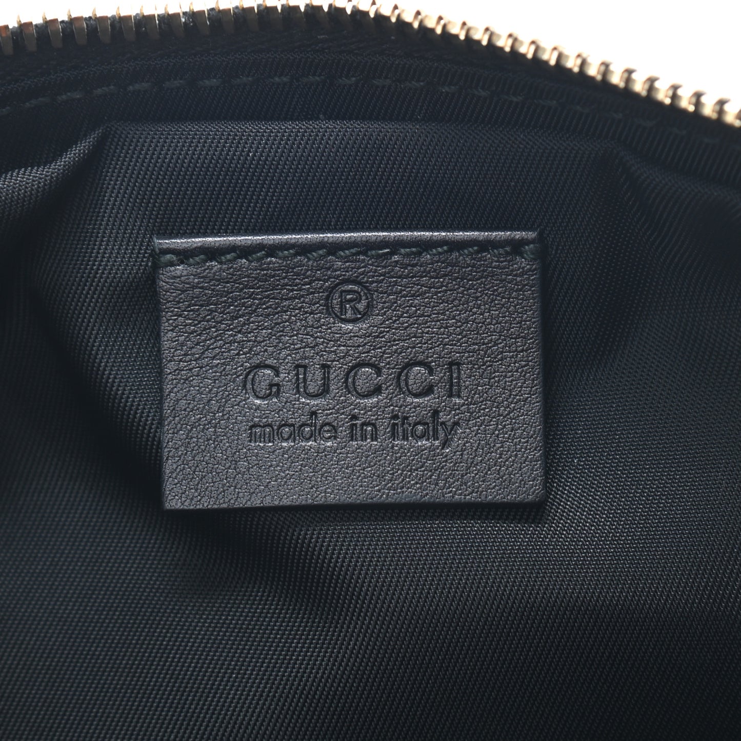 Guccissima Signature New Britt Wristlet Black