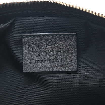 Gucci Guccissima Signature New Britt Wristlet Black 6 of 7