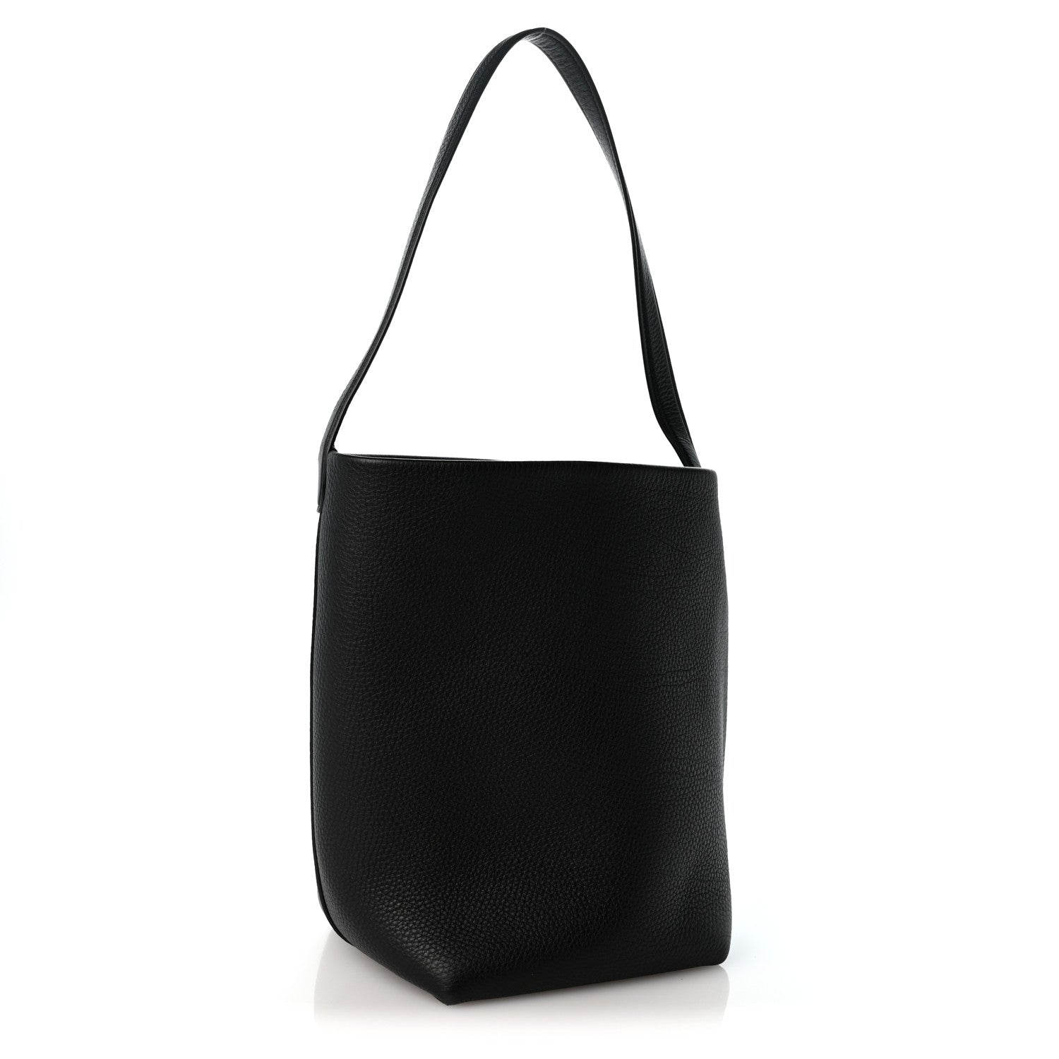 The Row Grained Calfskin Medium N/S Park Tote Black 3 of 10