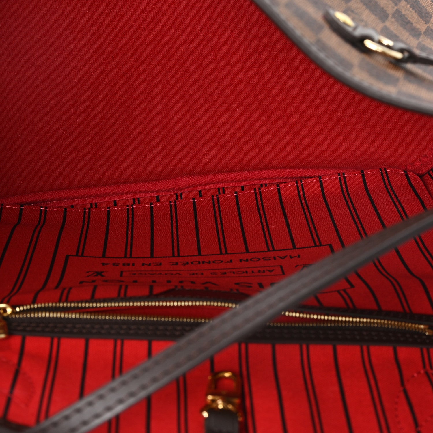 Louis Vuitton Damier Ebene Neverfull MM 5 of 10