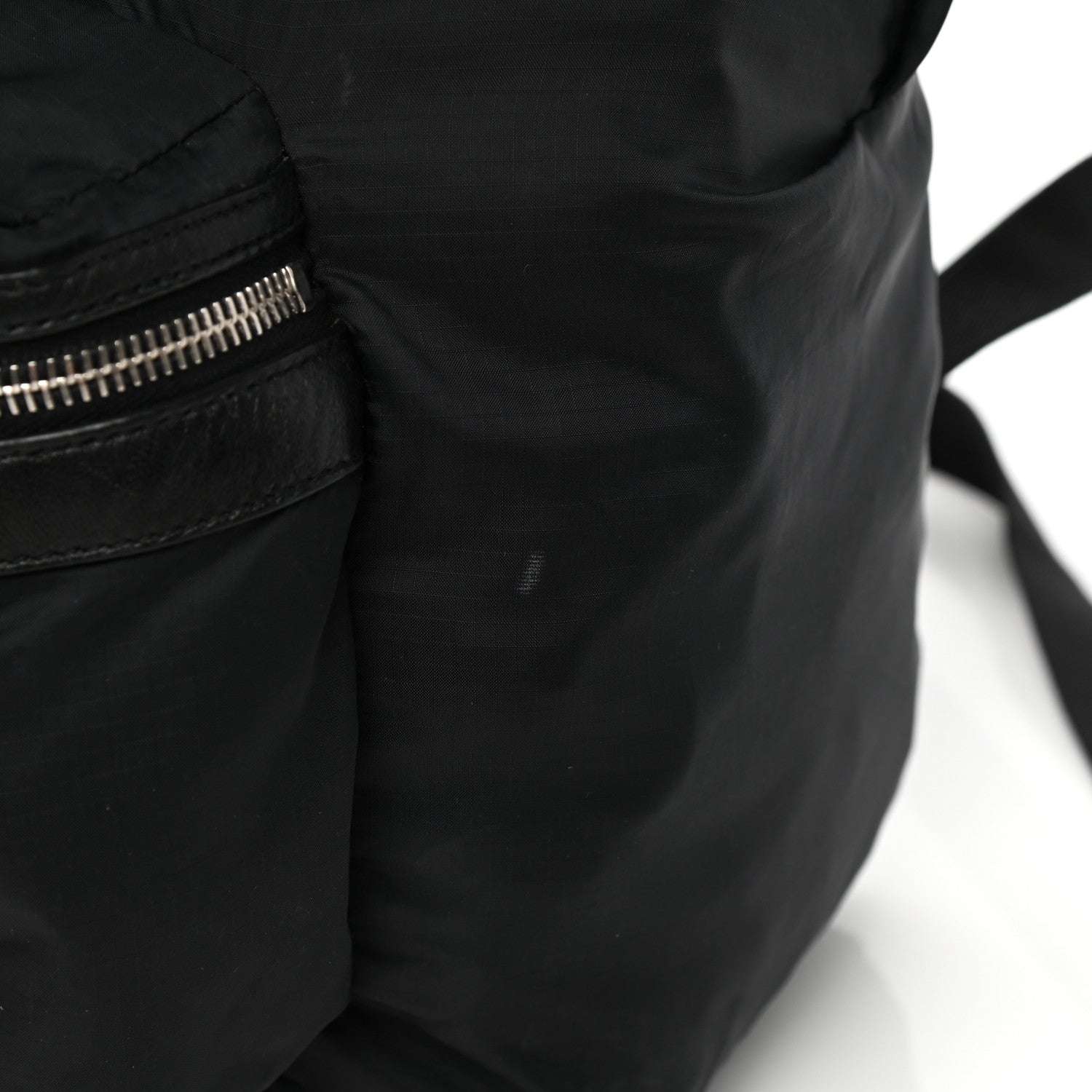 Saint Laurent Nylon City Fold Up Backpack Belt Bag Black 31 of 37