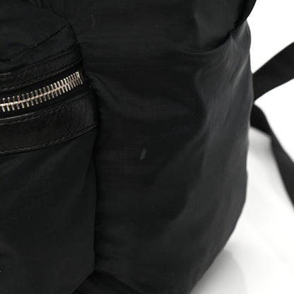 Saint Laurent Nylon City Fold Up Backpack Belt Bag Black 31 of 37