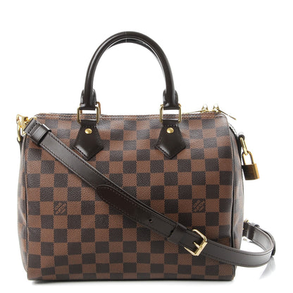 Louis Vuitton Damier Ebene Speedy Bandouliere 25 1 of 9