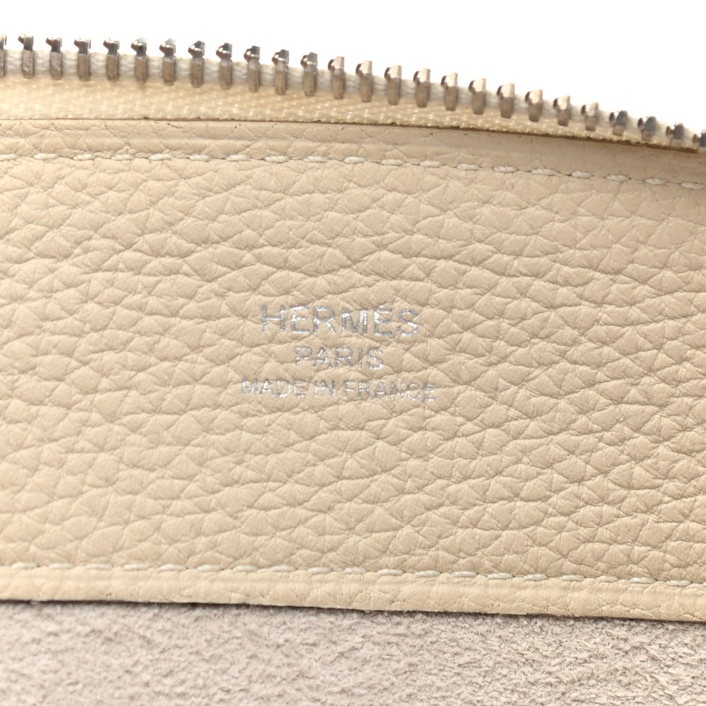 Togo Medium Bazar Pouch Craie