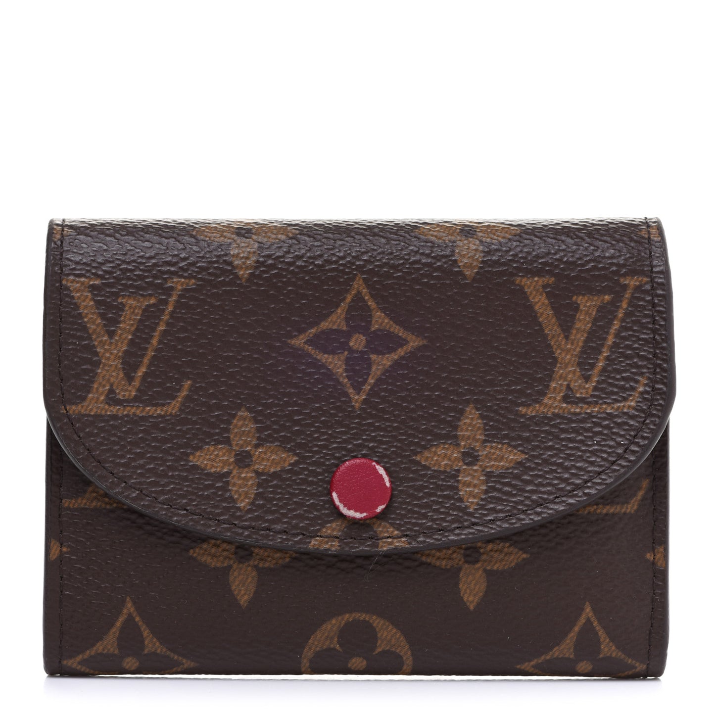 Monogram Rosalie Coin Purse Fuchsia