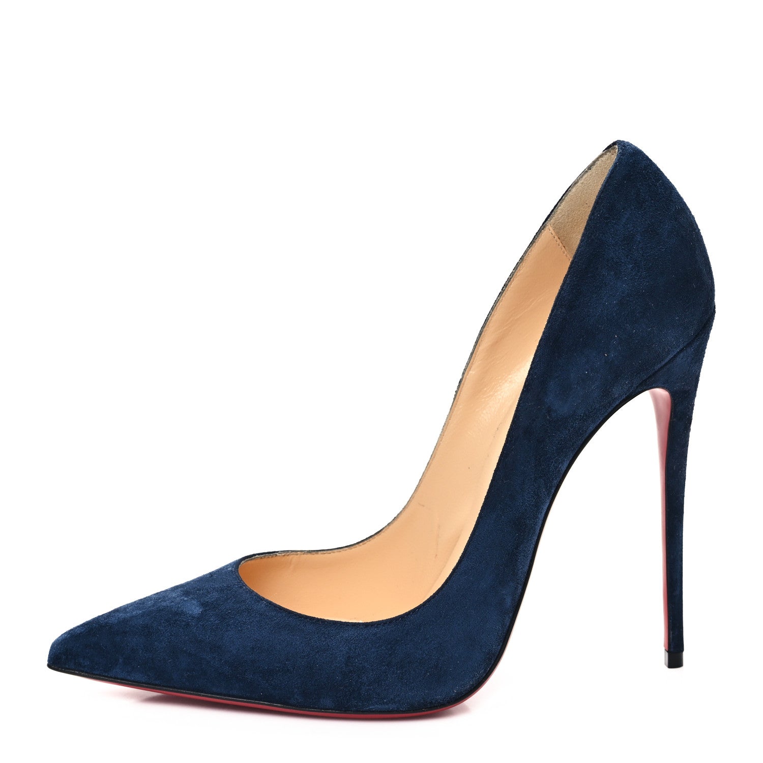Christian Louboutin Veau Velours So Kate 120 Pumps 40.5 Navy 1 of 9