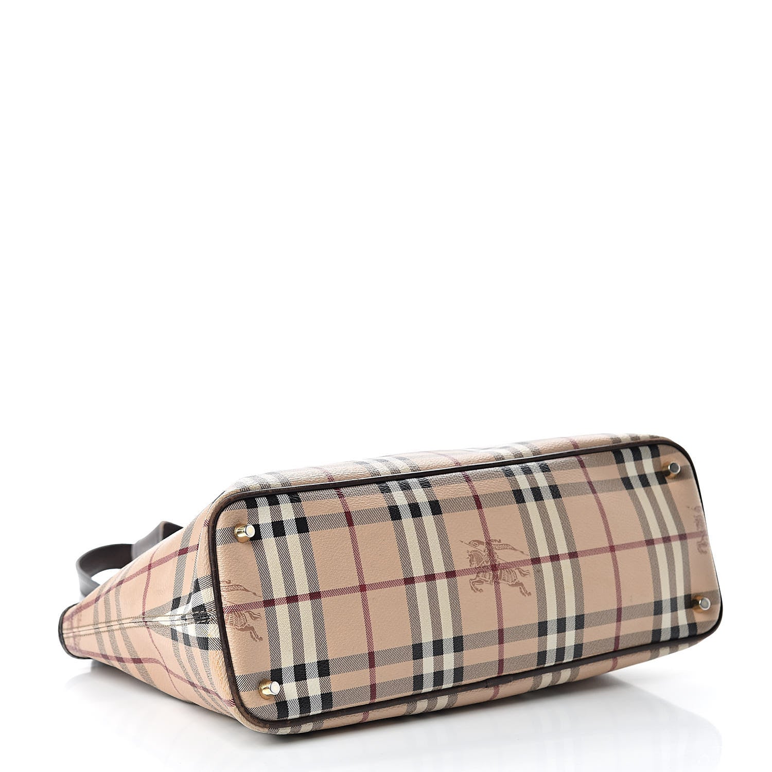 Burberry Haymarket Check Medium Regent Tote Chocolate 4 of 20