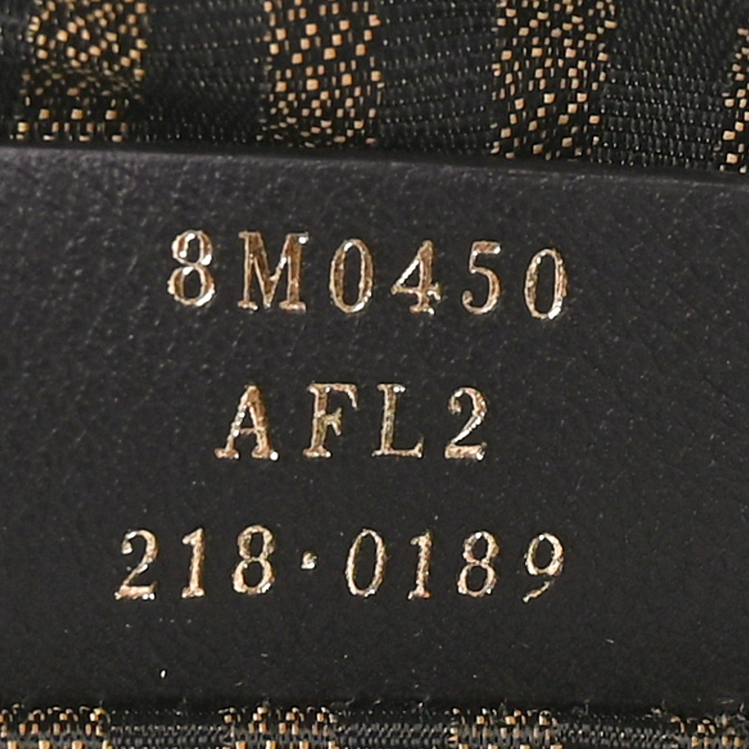 Fendi X SARAH COLEMAN Fabric Jacquard FF Vertigo Pochette Tobacco Moro Black 7 of 10