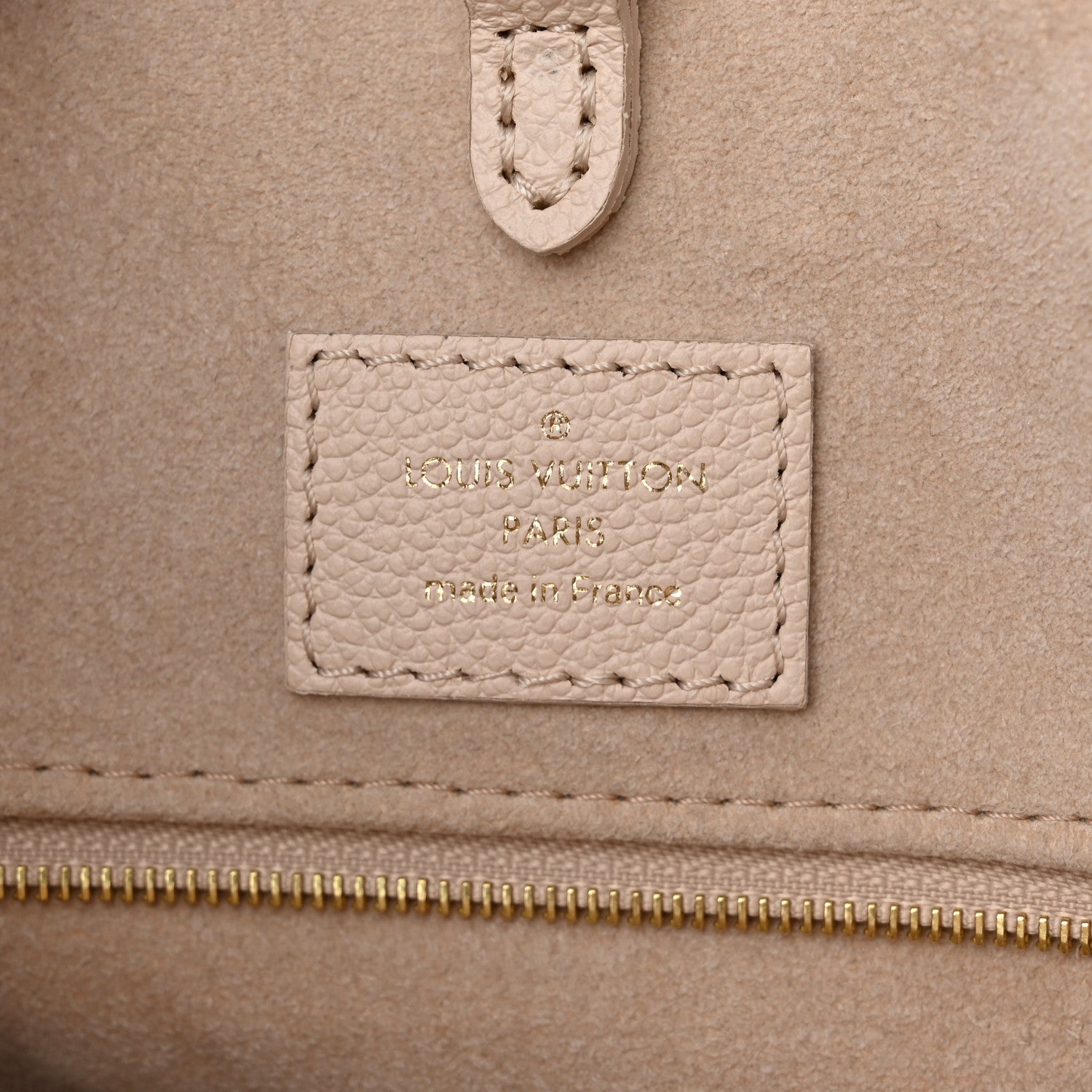Louis Vuitton Empreinte Monogram Spring In The City Onthego MM Beige Pink Yellow 6 of 9