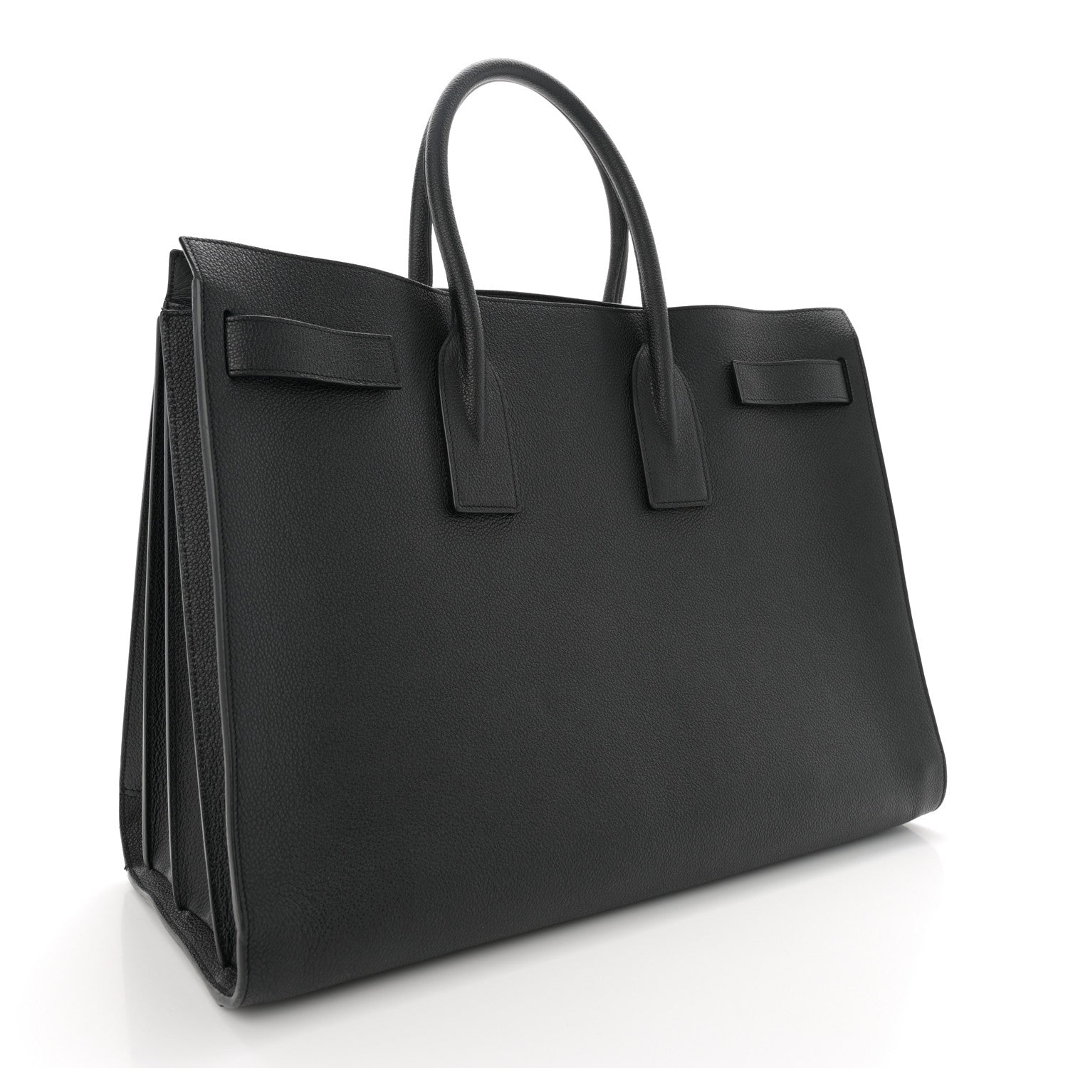Saint Laurent Calfskin Large Sac de Jour Carryall Black 3 of 13