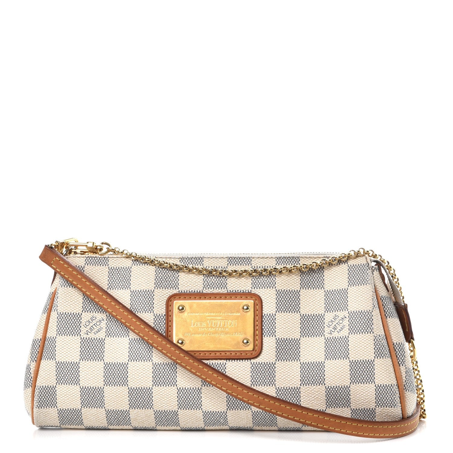 Louis Vuitton Damier Azur Eva Clutch 1 of 9