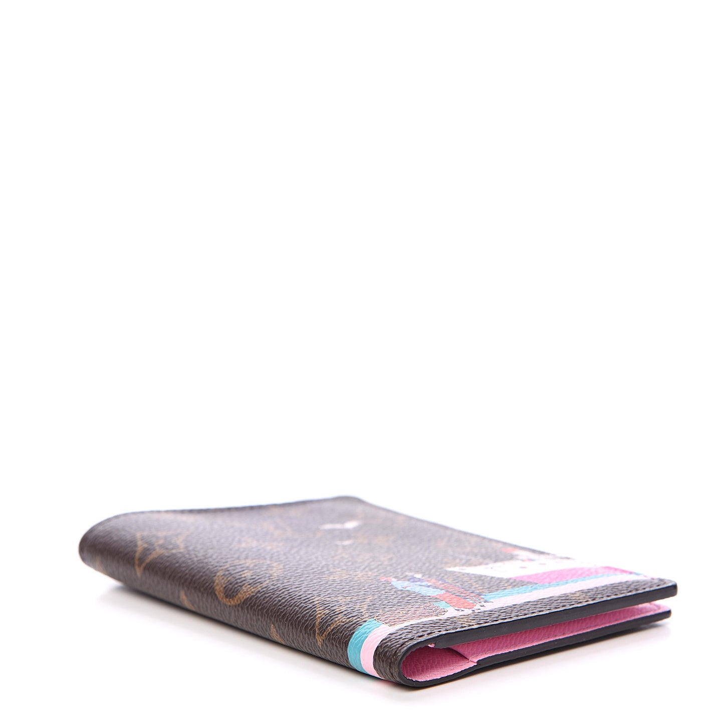 Monogram 2016 Christmas Animation Passport Cover Rose Ballerine