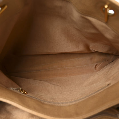 Chanel Caviar Turnlock Tote Beige 5 of 12