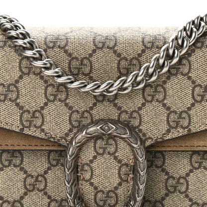 Gucci GG Supreme Monogram Mini Dionysus Shoulder Bag Taupe 8 of 12