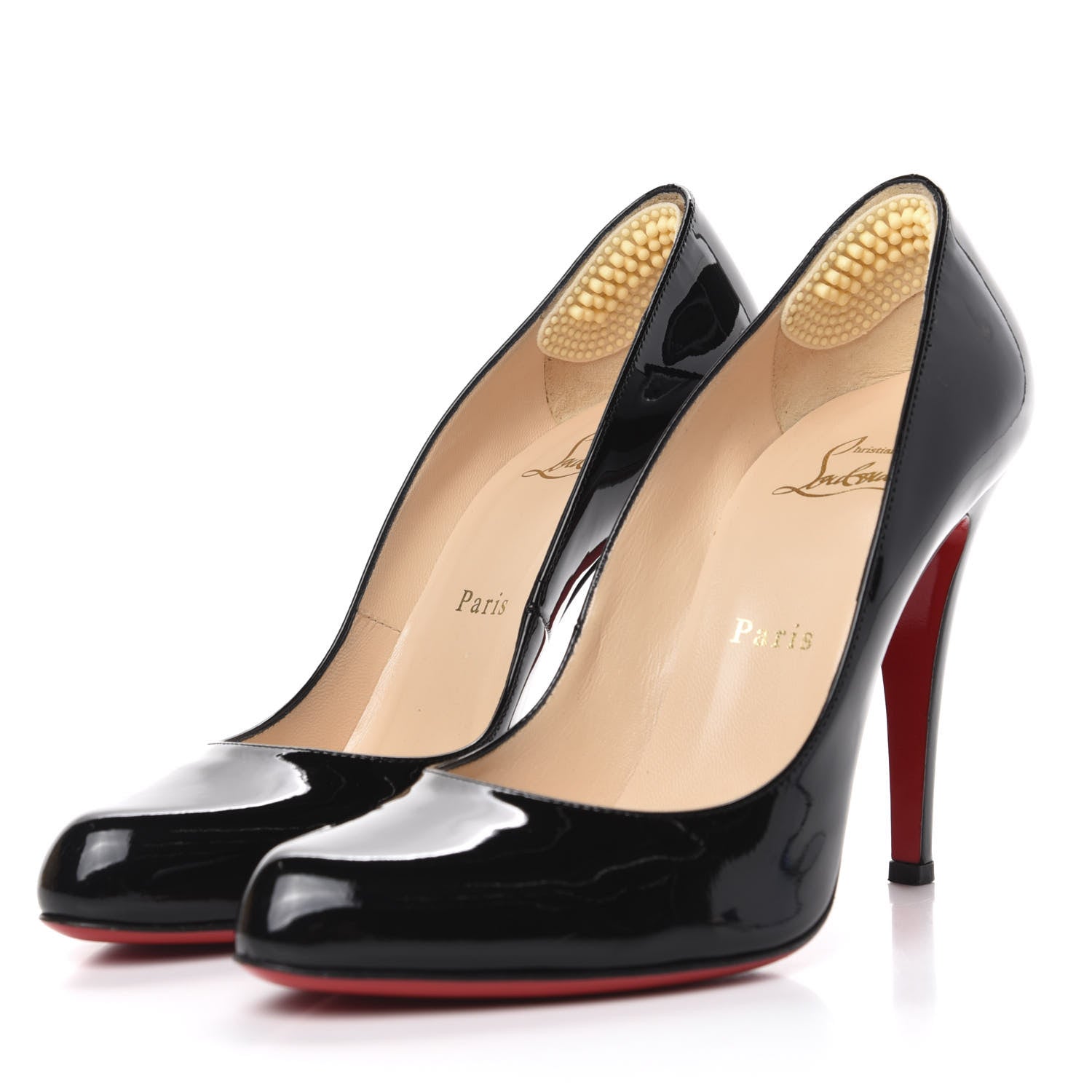 Christian Louboutin Patent Decollete 868 100 Pumps 38.5 Black 3 of 10
