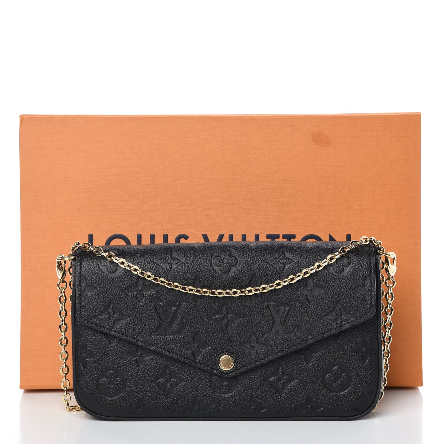 Empreinte Pochette Felicie Chain Wallet Black