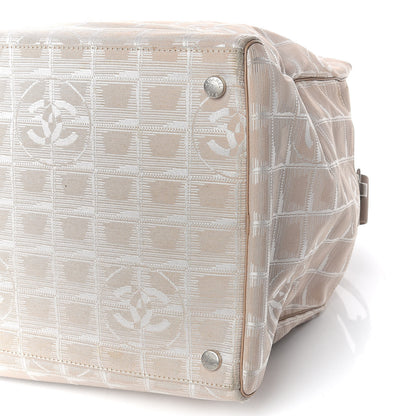 Chanel Nylon Small Travel Duffle Beige 8 of 26