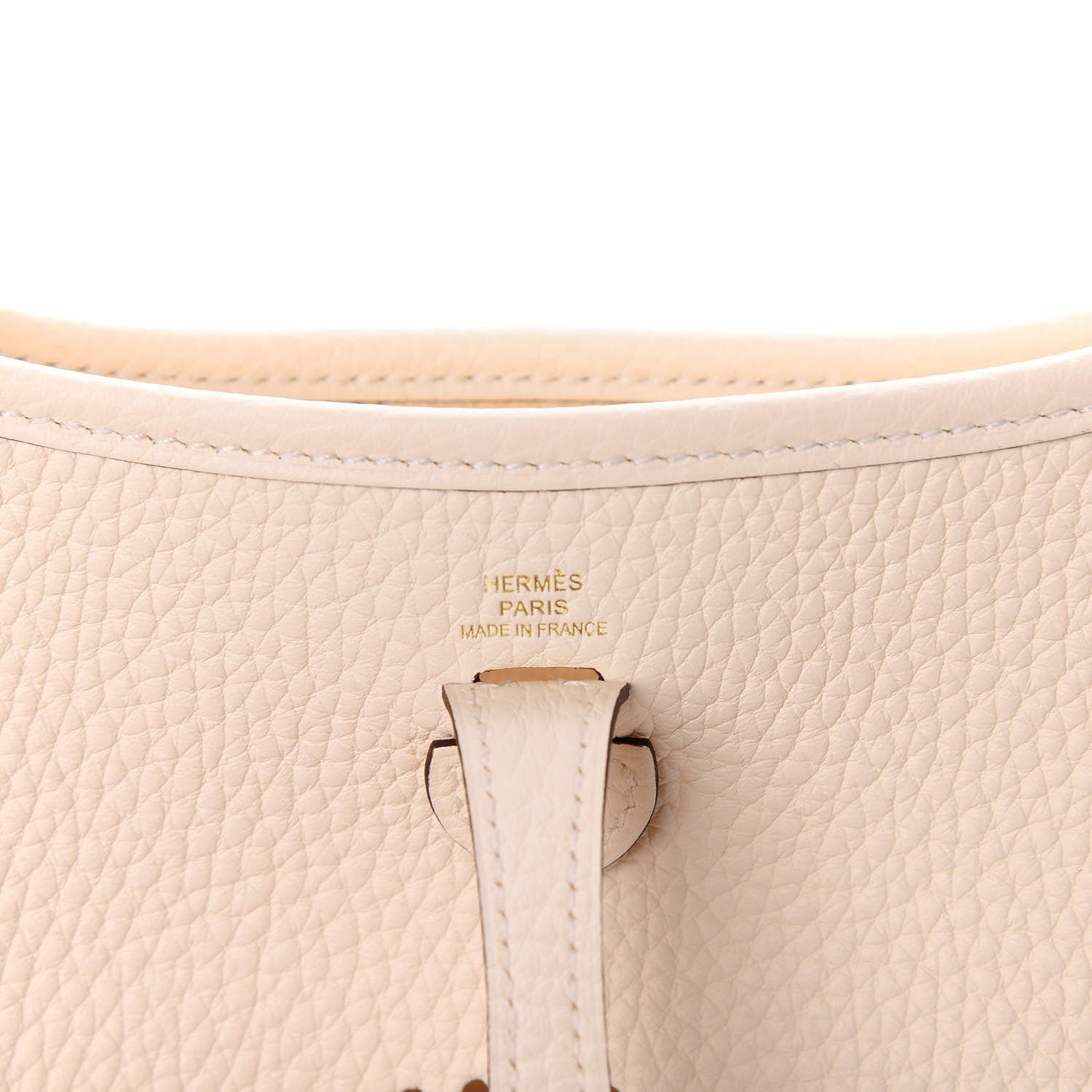 Hermes Taurillon Clemence Amazone Evelyne TPM Nata Craie 6 of 9