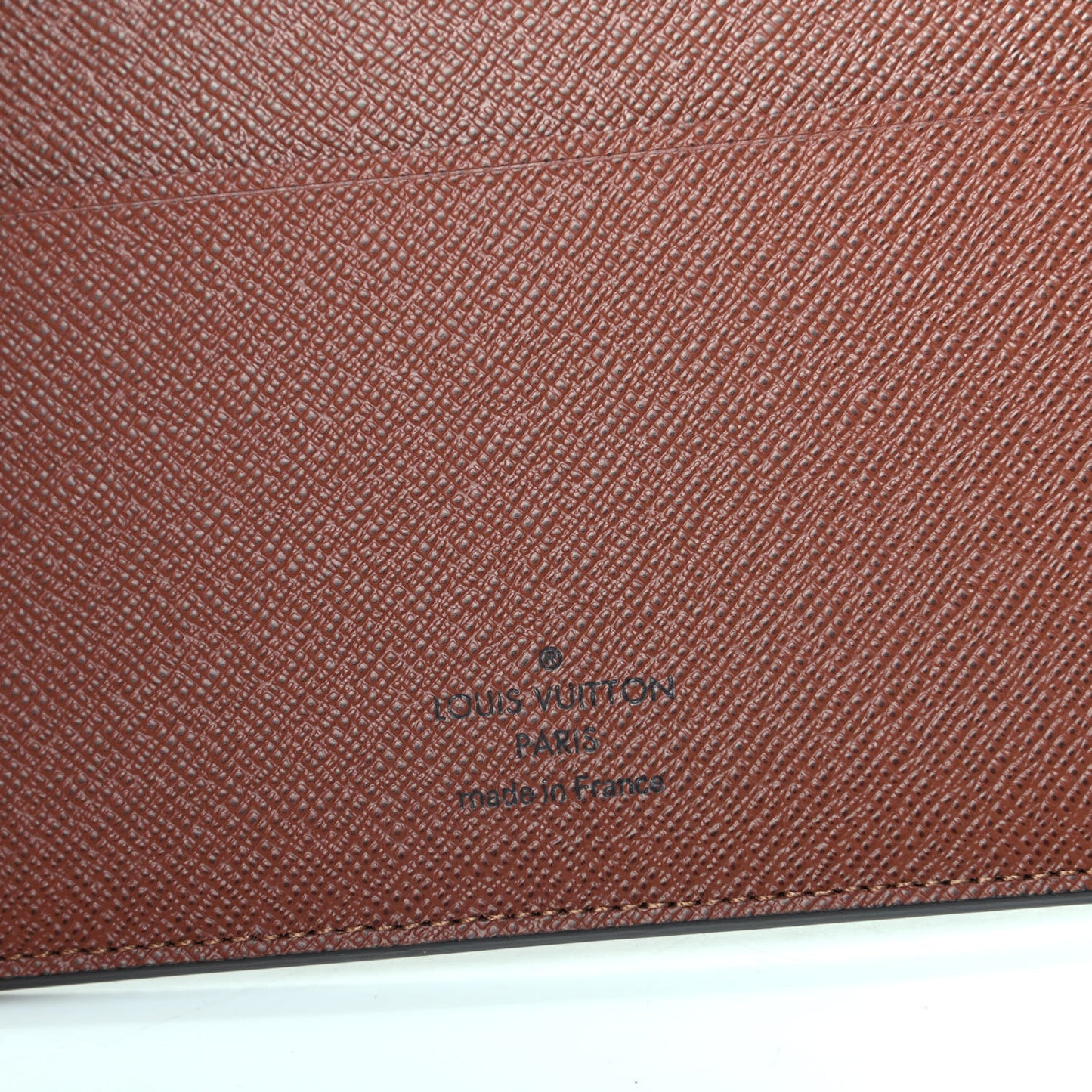 Monogram Desk Agenda Cover