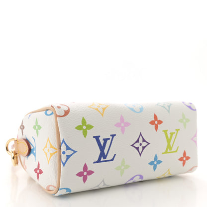 Louis Vuitton LV X TM Monogram Multicolor Nano Speedy White 4 of 9