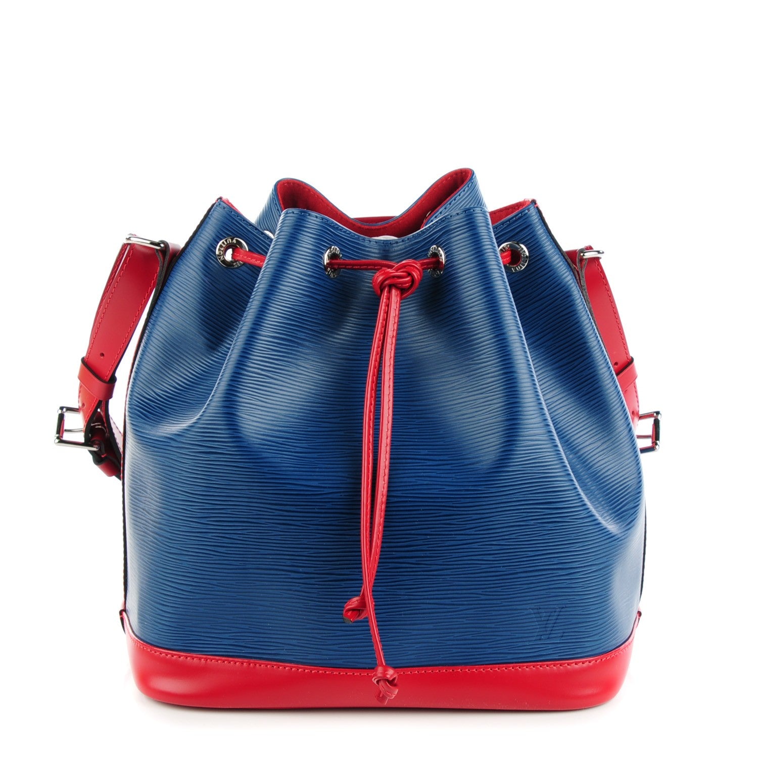 Louis Vuitton Epi Petit Bi-Color Noe Saphir Carmine 1 of 7
