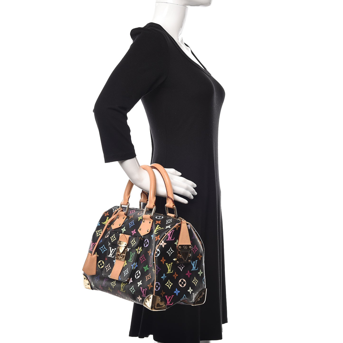 Monogram Multicolor Speedy 30 Black