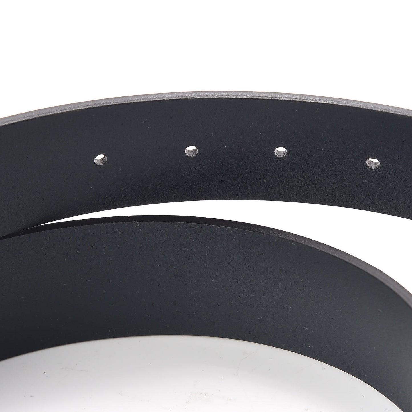 Selleria Calfskin Nickel Interlocking G 37mm Belt 90 36 Black