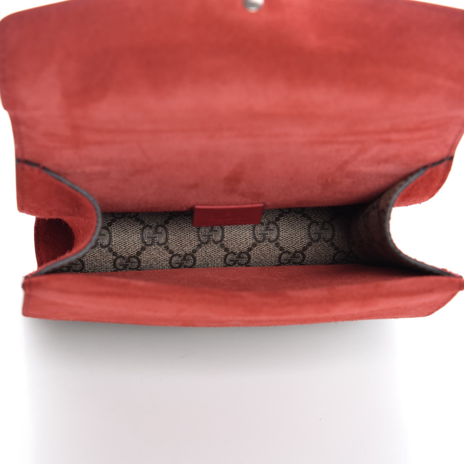 Gucci GG Supreme Monogram Mini Dionysus Shoulder Bag Hibiscus Red 5 of 9
