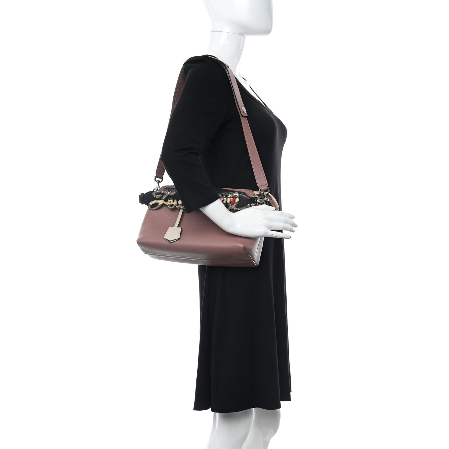 Vitello Dolce 4 Color Medium By The Way Boston Bag English Rose Latte Multicolor