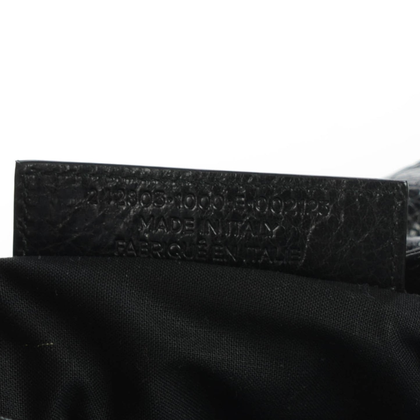 Agneau Classic Hardware Hip Black